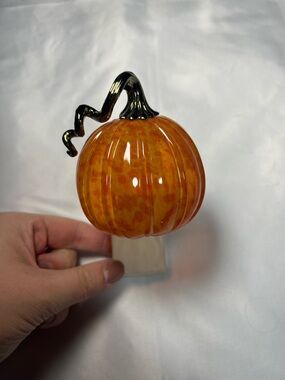 Bath & Body Works Pumpkin Wallflower Nightlight Plug Orange Gold Stem